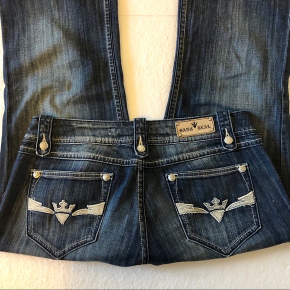 Sang Real by Miss Me Wide Leg Jeans - Picture 1 of 5